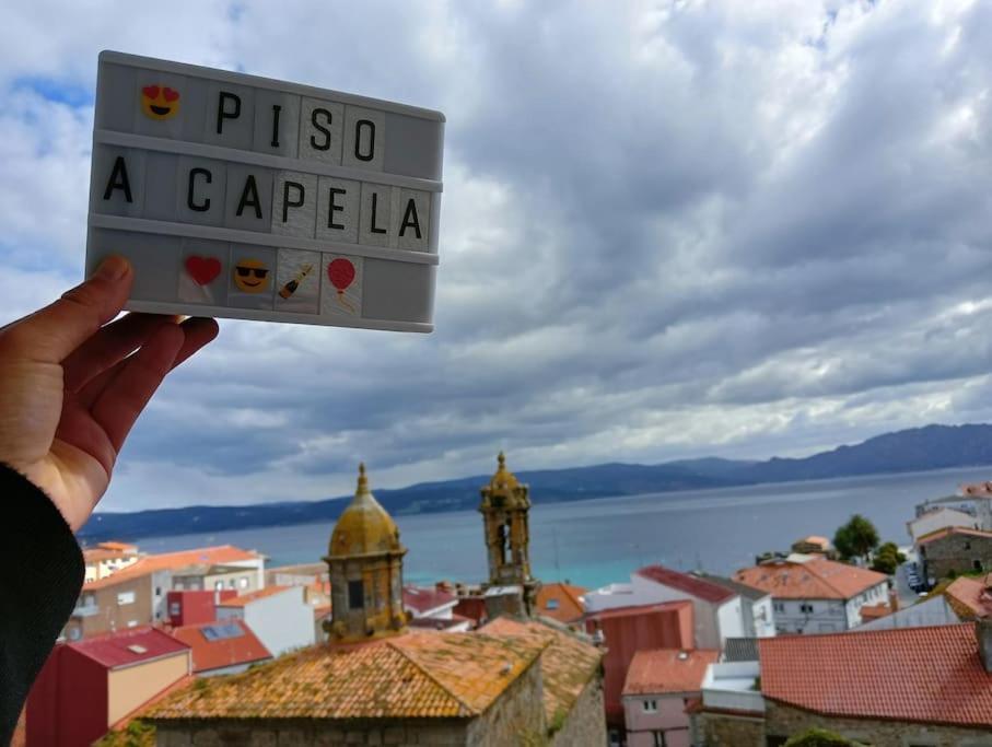 Апартаменты Piso A Capela Con Vistas Al Mar Финистерре Экстерьер фото