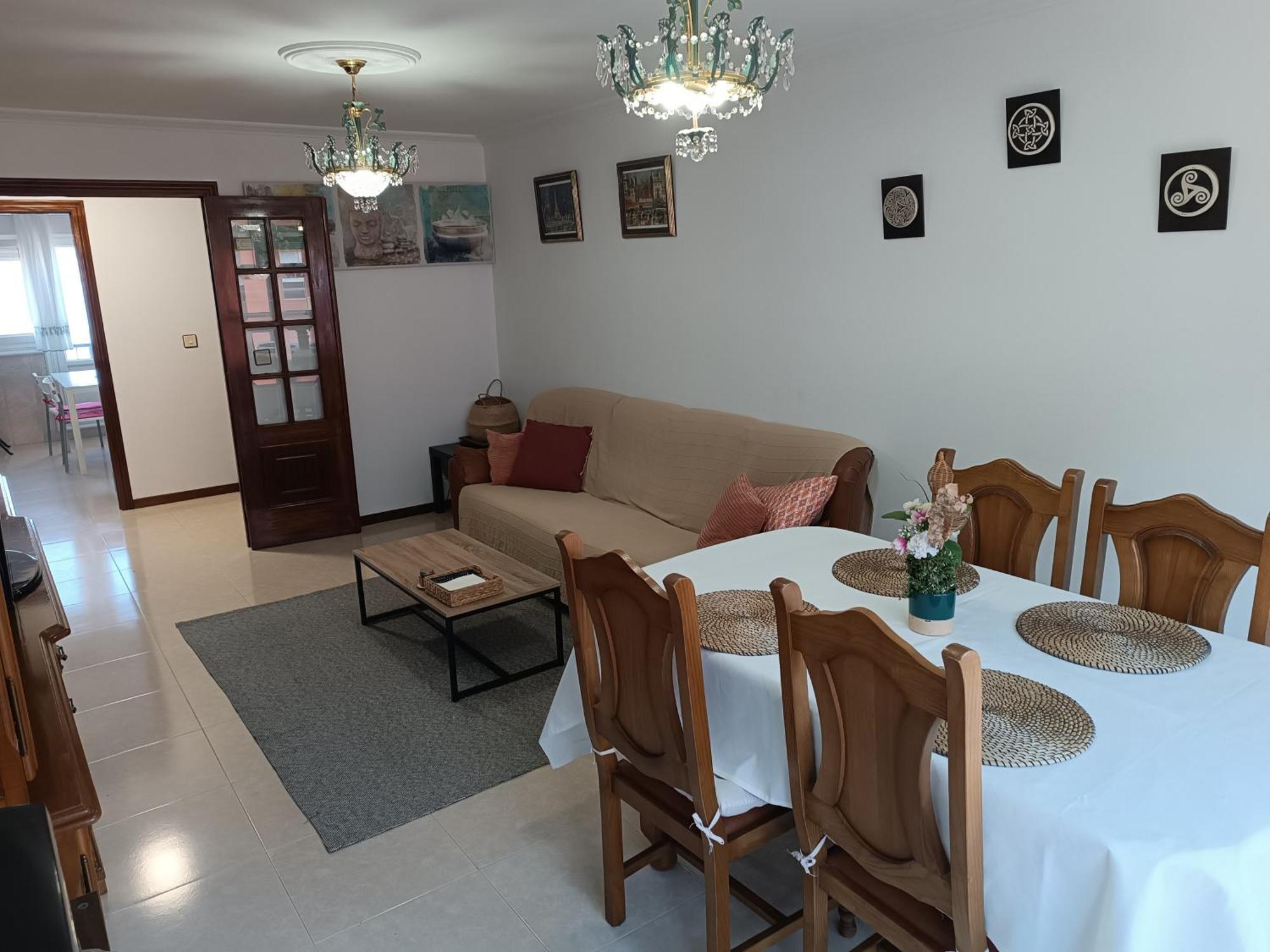 Апартаменты Piso A Capela Con Vistas Al Mar Финистерре Экстерьер фото